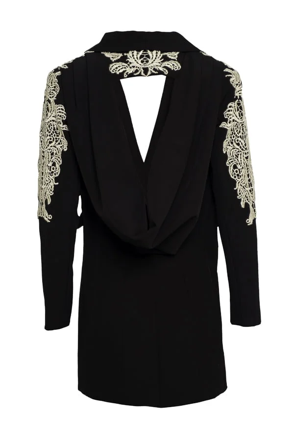 Blazer Preto de Alfaiataria Rize Exclusivo