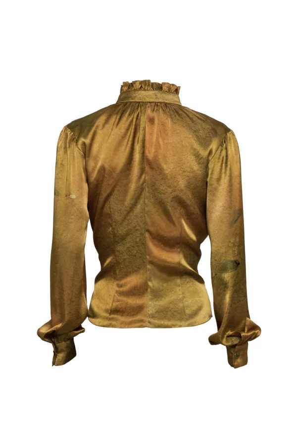 Camisa de Cetim Dourada Sinope