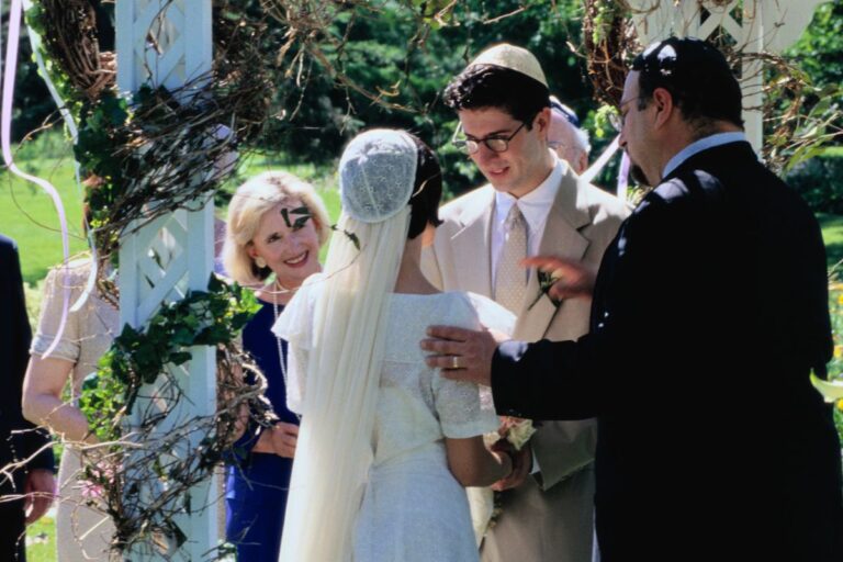 celebração de casamento judaico