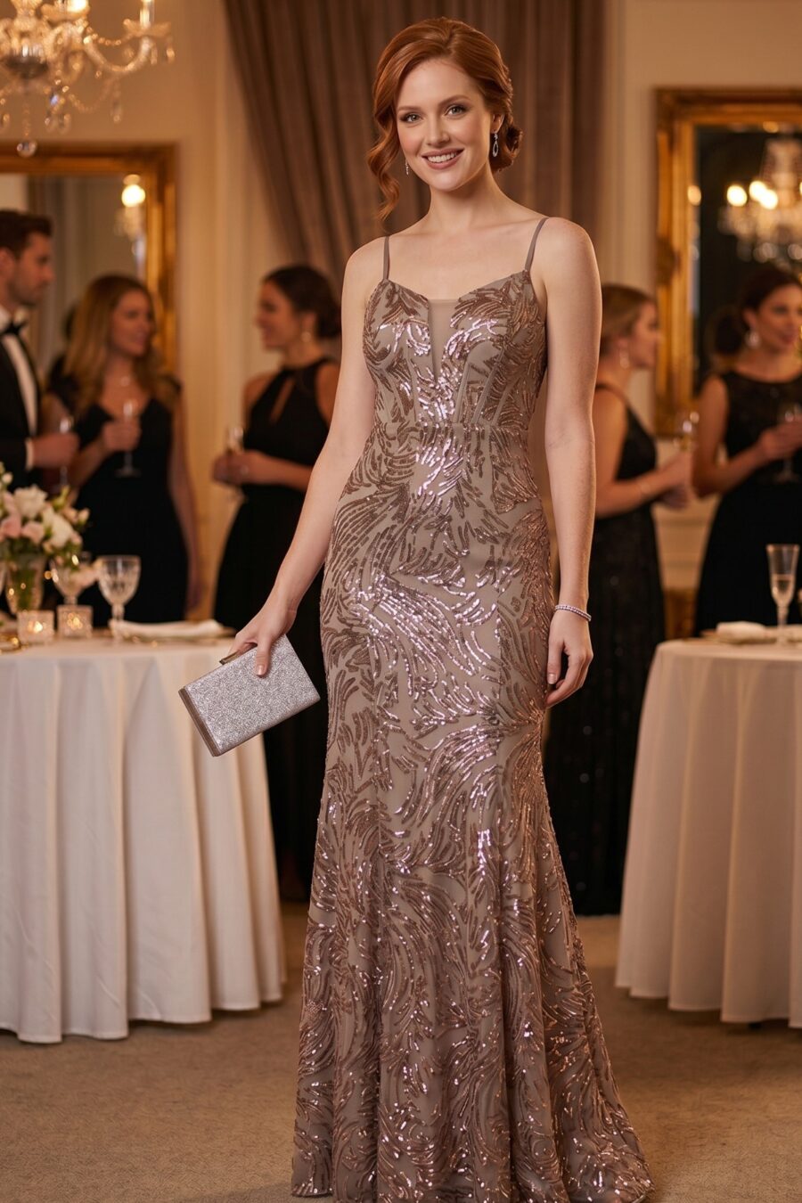 Vestido de festa dourado golden girls para formatura