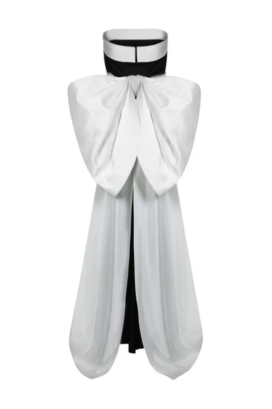 vestido de festa bicolor baile de gala Lari Montanheiro