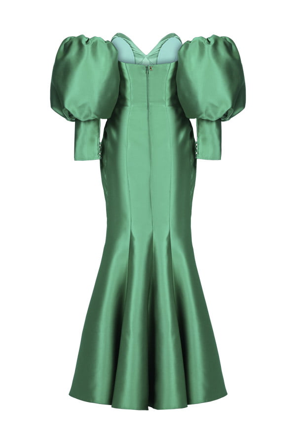 Vestido verde top Talita Hartman