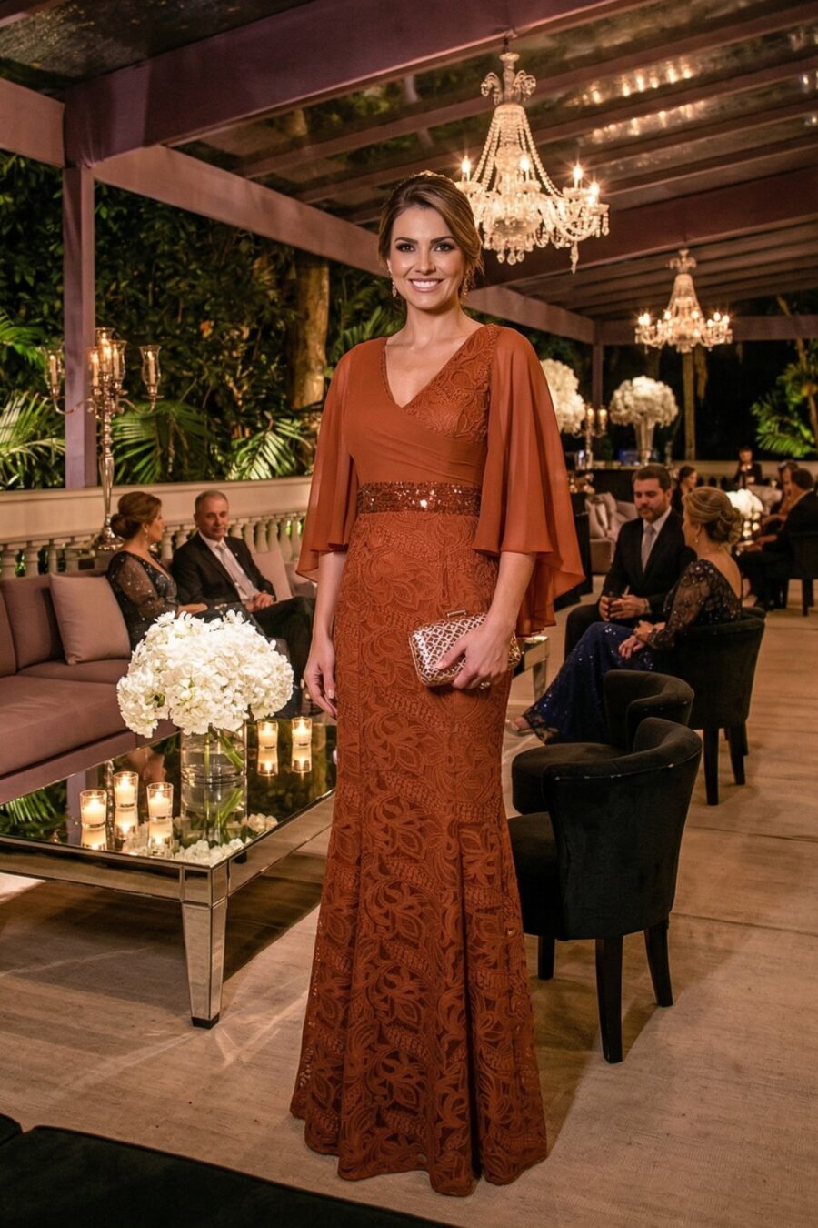 Vestido de Festa Vermelho Madri