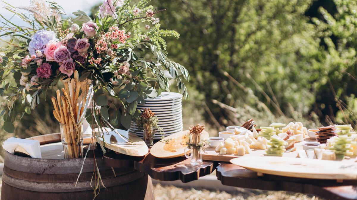 Decoração de casamento.