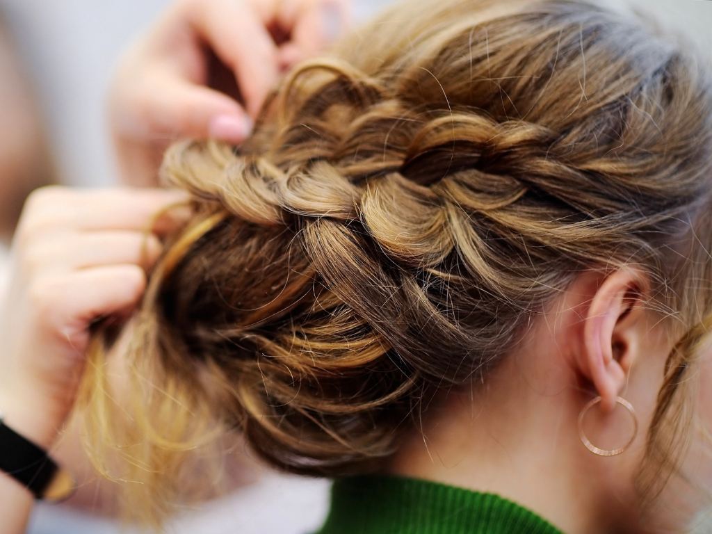 penteado para mãe da formanda coque com trança