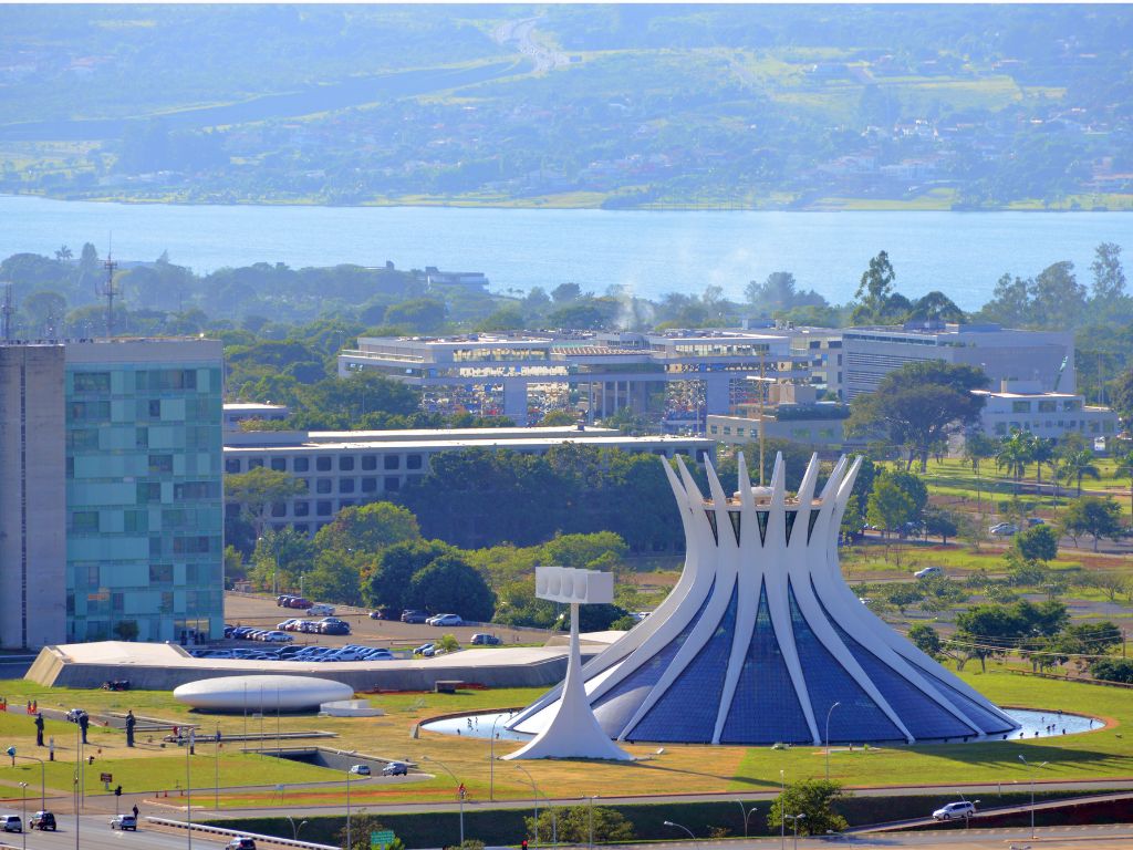 vista da catedral de brasilia