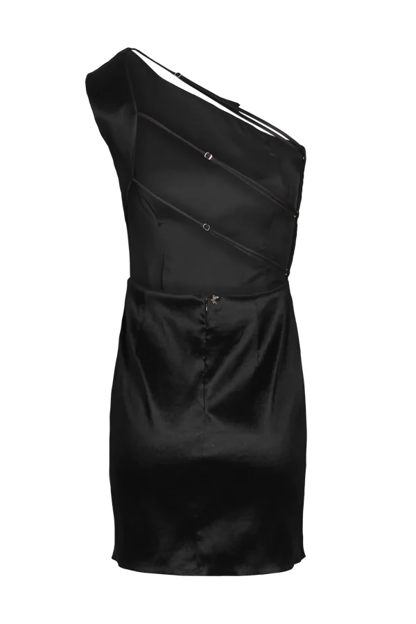 Vestido curto de festa preto Hadid