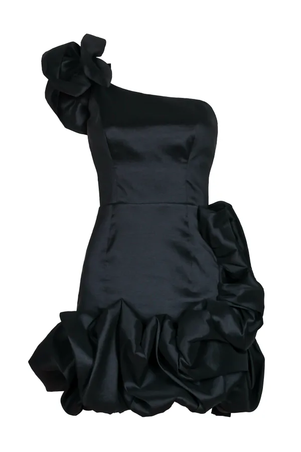 Vestido curto preto Jay Vestido de festa curto preto Jay