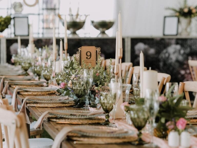 Mesa de casamento