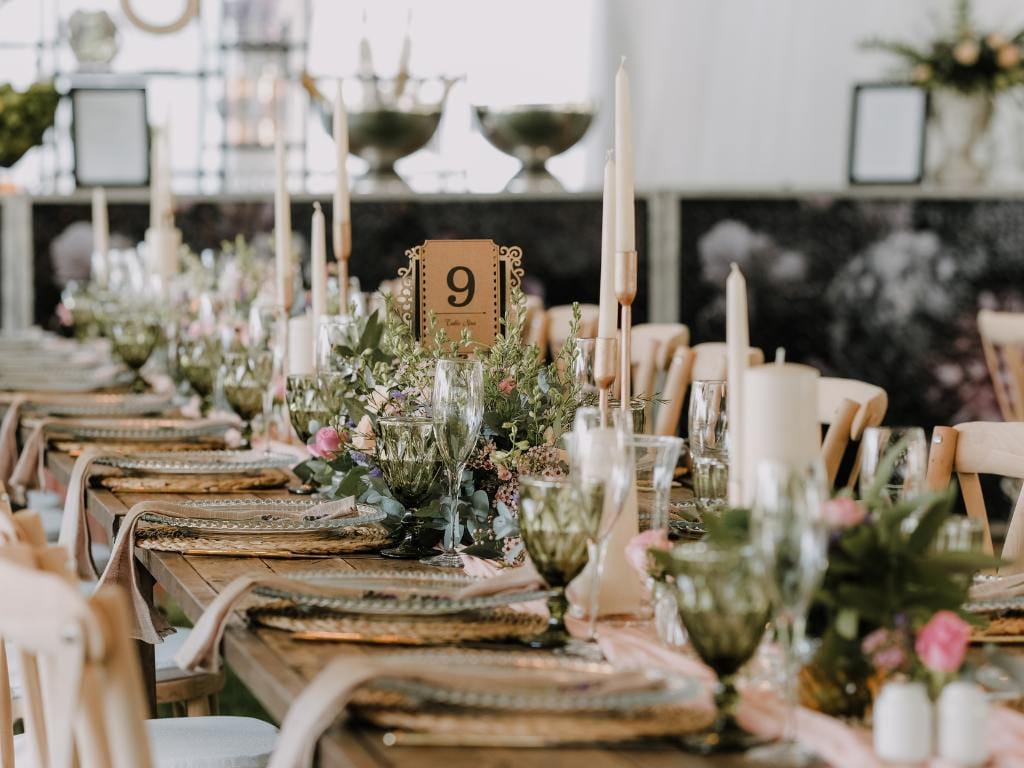 Mesa de casamento