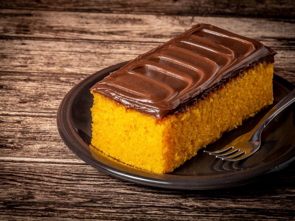 Bolo de cenoura gourmet