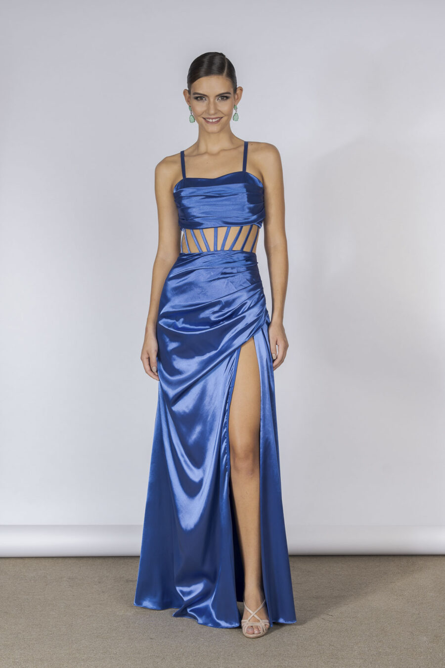 Vestido de festa marsala tucci