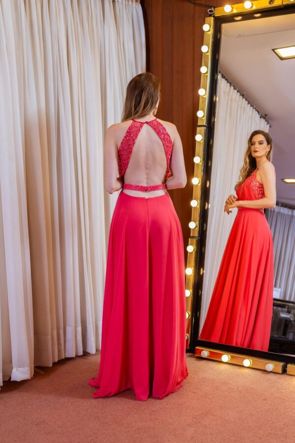 Vestido de Festa Rosa Lais Ribeiro Rosa - Image 5