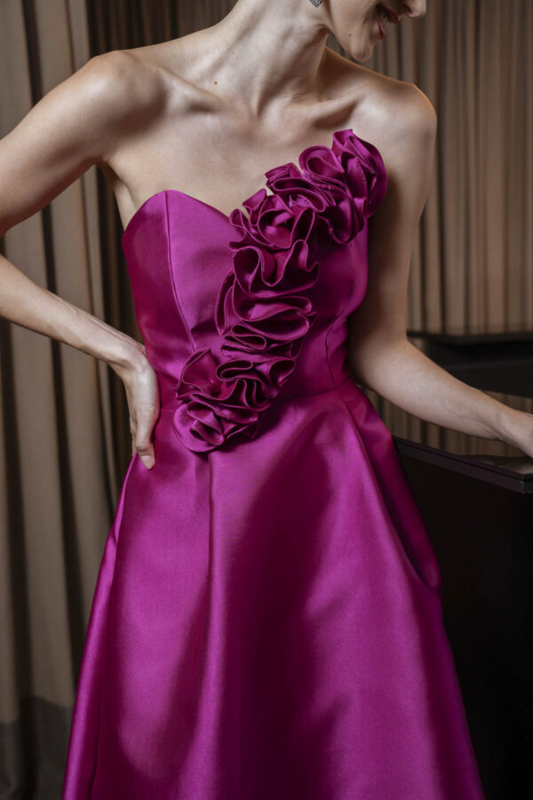 Vestido de festa fucsia larissa