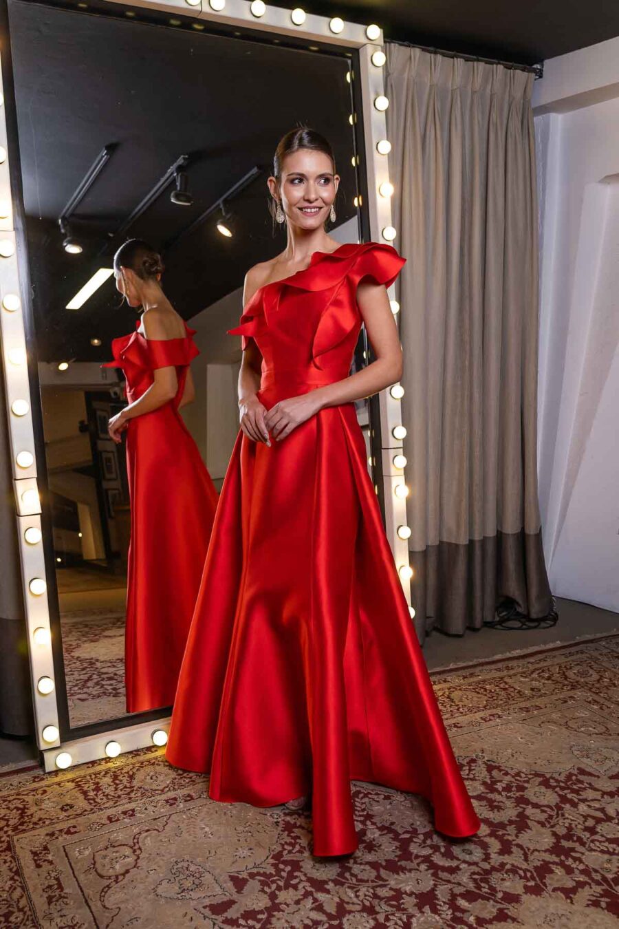 Vestido de festa vermelho princess Dai