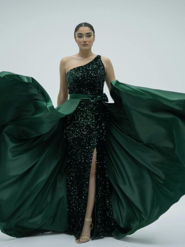 Vestido de formatura verde: do esmeralda ao oliva