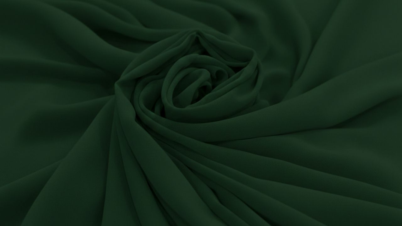 tecido georgete verde