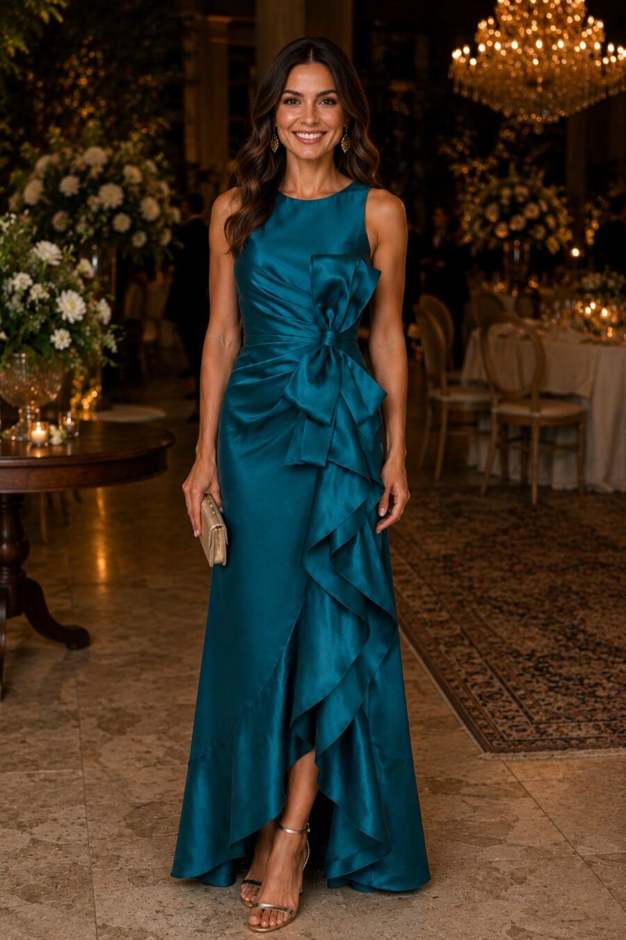 Vestido festa verde Julia Marins